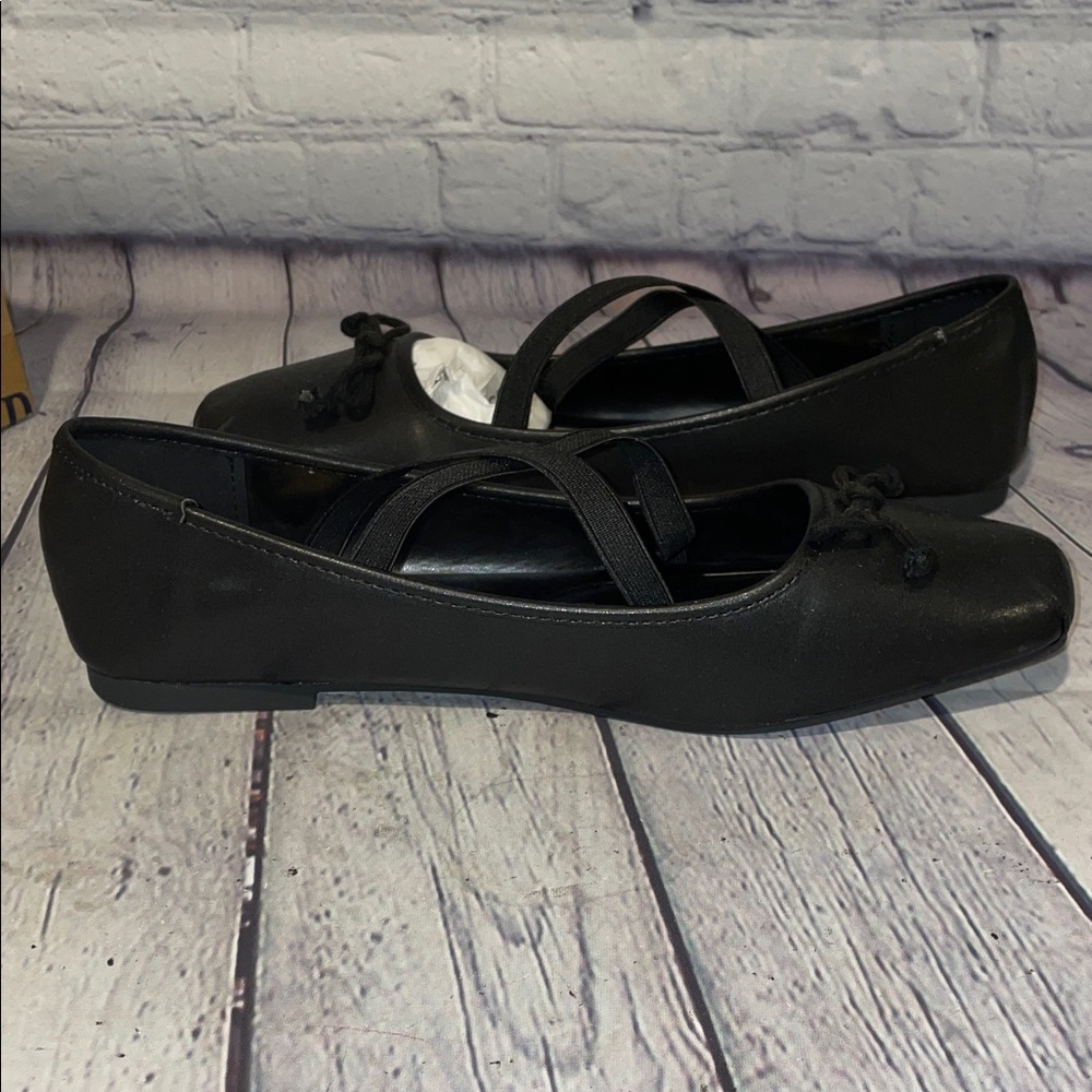 London Rag Women's Black Ballet style Loafers Size 10 - Picture 6 of 8